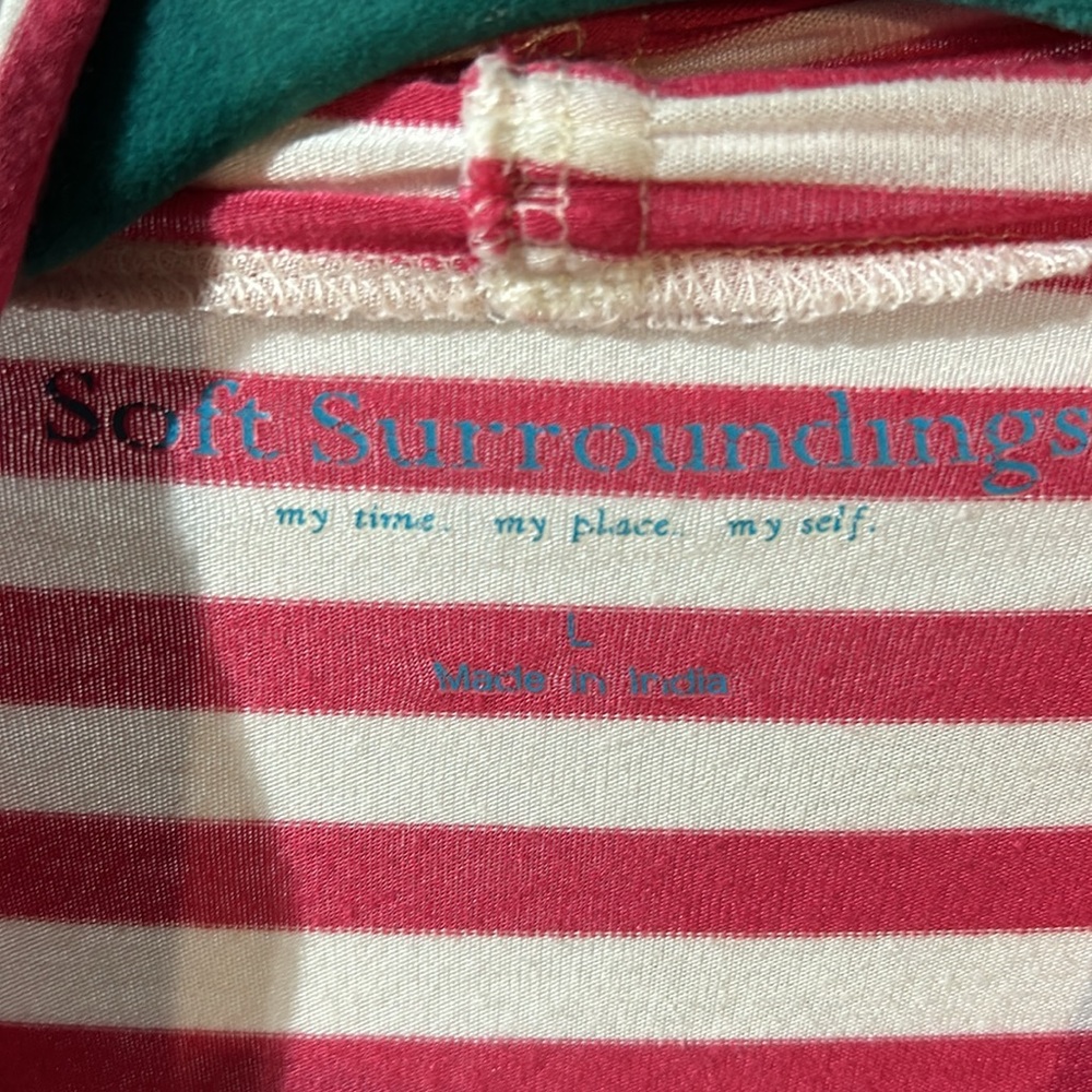 Soft Surroundings Floral Embroidered Cardigan - Picture 3 of 5